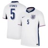 Officiële Voetbalshirt Engeland Stones 5 Thuis EK 2024 - Heren